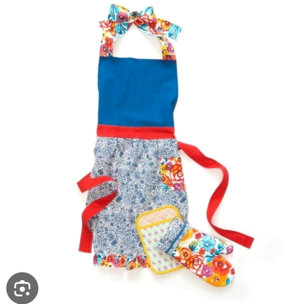 NWT The Pioneer Woman 3-Piece Kitchen Set  "Flea Market" Print